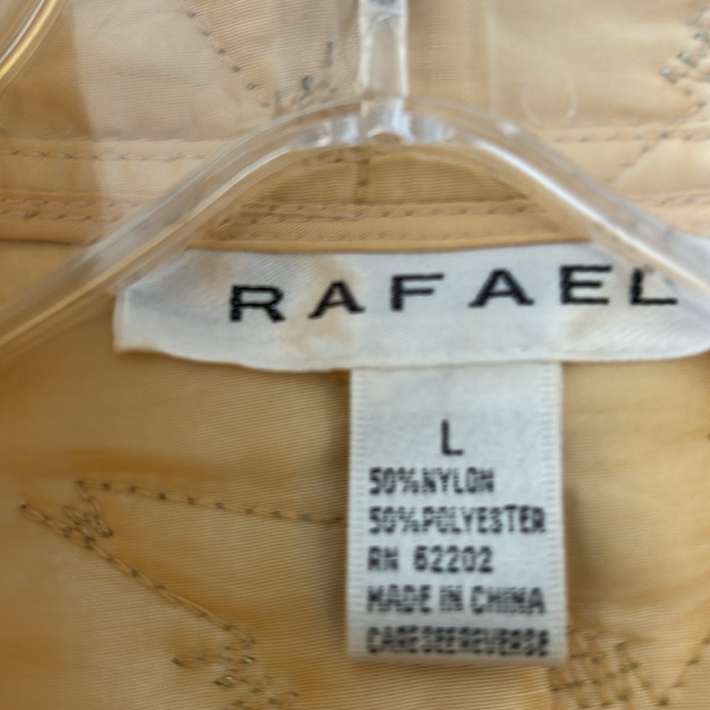 Rafael Quilted Jacket size L.  $20 - Picture 4 of 4